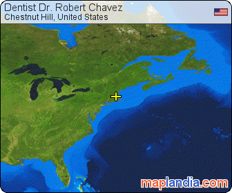 Dentist Dr. Robert Chavez satellite map