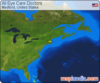 All Eye Care Doctors satellite map