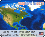 Focal Point Opticians Inc. satellite map