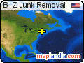 B  Z Junk Removal satellite map