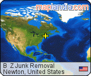 B  Z Junk Removal satellite map