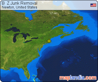 B  Z Junk Removal satellite map