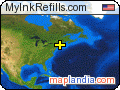 MyInkRefills.com satellite map
