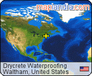 Drycrete Waterproofing satellite map