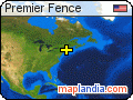 Premier Fence satellite map