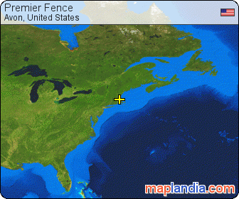 Premier Fence satellite map
