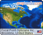 Focal Point Opticians Inc. satellite map