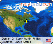 Dentist Dr. Karen Martin-Phillips satellite map