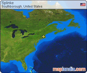 Splinke satellite map