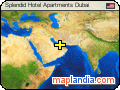 Splendid Hotel Apartments Dubai satellite map