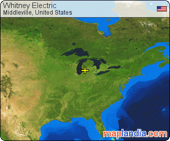 Whitney Electric satellite map
