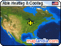 Able Heating & Cooling satellite map