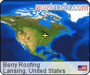 Berry Roofing satellite map