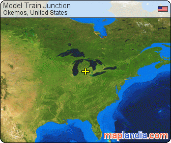Model Train Junction satellite map
