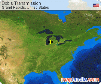 Bob's Transmission satellite map