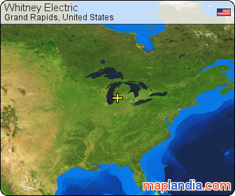 Whitney Electric satellite map