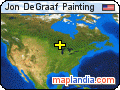 Jon DeGraaf Painting satellite map
