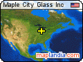 Maple City Glass Inc satellite map