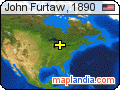 John Furtaw, 1890 satellite map