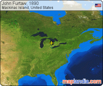 John Furtaw, 1890 satellite map