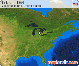 Tinkham, 1854 satellite map