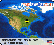 Matt Waligora State Farm Insurance satellite map