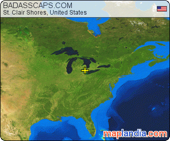 BADASSCAPS.COM satellite map