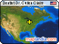 Dentist Dr. Cullen Claire satellite map