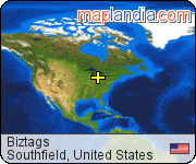 Biztags satellite map