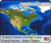 Grand Haven Dental Care satellite map