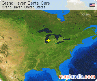 Grand Haven Dental Care satellite map