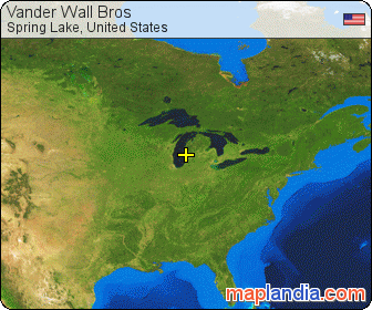 Vander Wall Bros satellite map