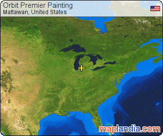 Orbit Premier Painting satellite map