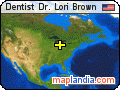 Dentist Dr. Lori Brown satellite map