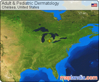 Adult & Pediatric Dermatology satellite map
