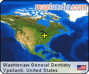 Washtenaw General Dentistry satellite map