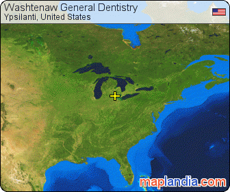 Washtenaw General Dentistry satellite map