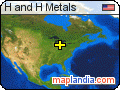 H and H Metals satellite map
