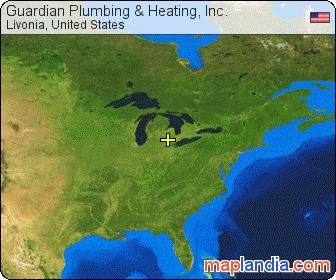 Guardian Plumbing & Heating, Inc. satellite map