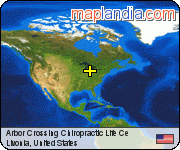 Arbor Crossing Chiropractic Life Ce satellite map