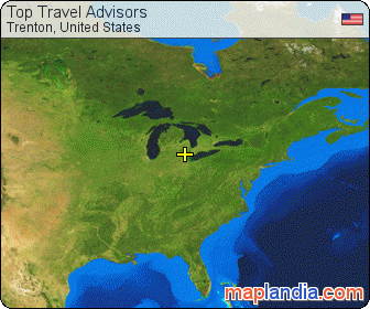 Top Travel Advisors satellite map