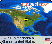 Twin City Mechanical satellite map