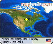 All American Garage Door Company satellite map
