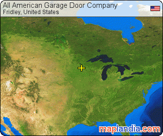 All American Garage Door Company satellite map