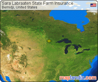 Sara Labraaten State Farm Insurance satellite map