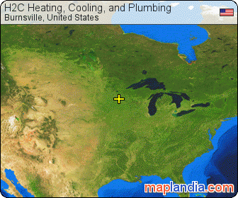 H2C Heating, Cooling, and Plumbing satellite map