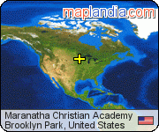 Maranatha Christian Academy satellite map