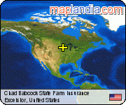 Chad Babcock State Farm Insurance satellite map