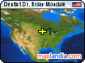 Dentist Dr. Brian Mondale satellite map