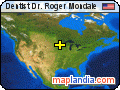 Dentist Dr. Roger Mondale satellite map